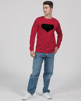 2 Hearts One Love Unisex Jersey Long Sleeve Tee | Bella + Canvas