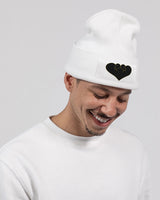 2 Hearts One Love Solid Knit Beanie | Sportsman