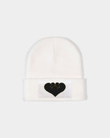 2 Hearts One Love Solid Knit Beanie | Sportsman