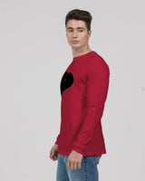 2 Hearts One Love Unisex Jersey Long Sleeve Tee | Bella + Canvas