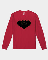 2 Hearts One Love Unisex Jersey Long Sleeve Tee | Bella + Canvas