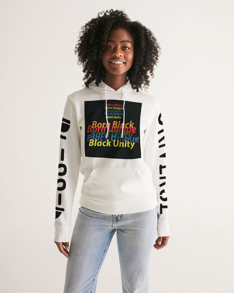 B-U Black Unique Women's All-Over Print Hoodie